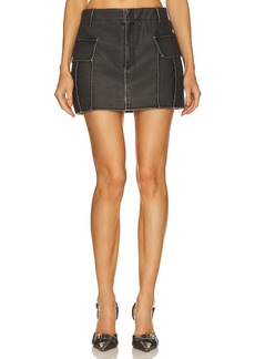 BLANKNYC Faux Leather Mini Skirt