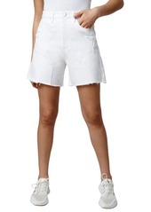 BLANKNYC High Waist Cutoff Denim Carpenter Shorts