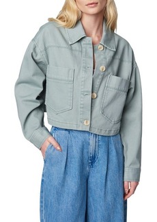 BLANKNYC Oversize Crop Cotton Jacket