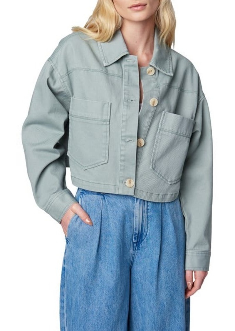 BLANKNYC Oversize Crop Cotton Jacket
