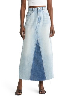 BLANKNYC Patchwork Denim Skirt