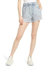 BLANKNYC Pull-On French Terry Denim Shorts in City Scape at Nordstrom