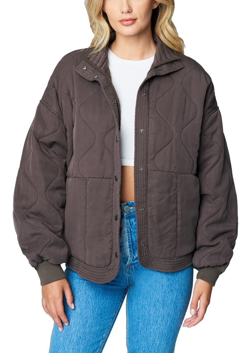 BLANKNYC Quilted Jacket in Moonless Night at Nordstrom Rack