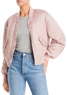 Blanknyc Snap Front Bomber Jacket