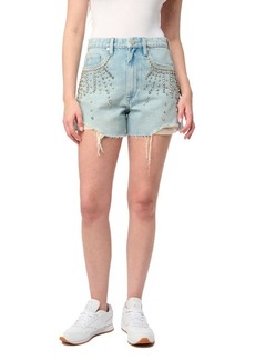 BLANKNYC Studded Cutoff Denim Shorts