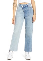 BLANKNYC Two-Tone Baxter Straight Leg Jeans in Limited Edition at Nordstrom