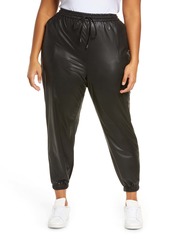 BLANKNYC East Vibes Faux Leather Joggers in Eastside Vibe at Nordstrom