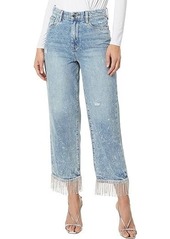 Blank Heart And Soul Baxter Denim Jeans With Rhinestone Fringe Detail