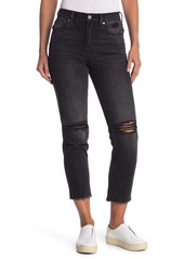Blank Madison Distressed Fray Crop Skinny Jeans