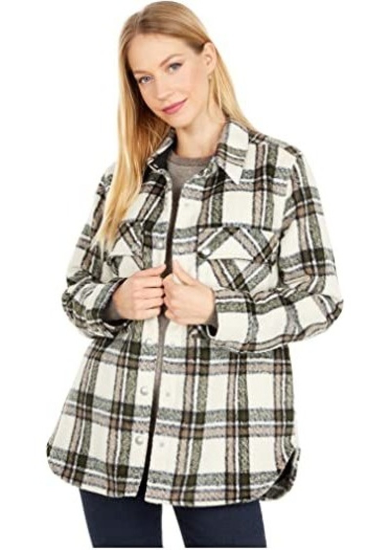 Blank Oversized Flannel Shirt Jacket