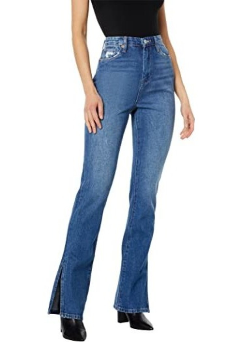 Blank The Cooper Straight Leg Jeans with Side Slit in Being Alive