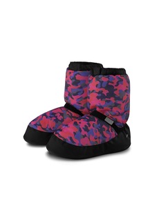 Bloch Women's Printed Warm Up Boot/Slipper Camo Pink X