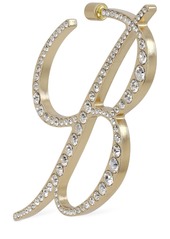 Blumarine B Logo Crystal Mono Earring