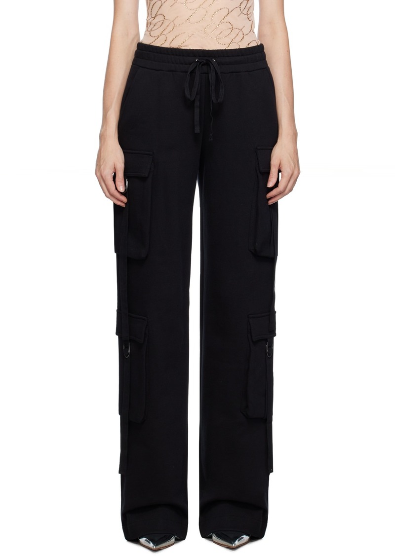 Blumarine Black Drawstring Lounge Pants