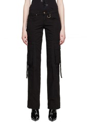 Blumarine Black Eyelet Trousers