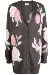 BLUMARINE Cardigan with flower print