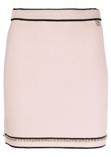 BLUMARINE Crystal-embellished miniskirt