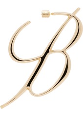 Blumarine Gold B Monogram Single Earring