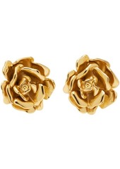 Blumarine Gold Rose Earrings