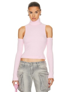 Blumarine Long Sleeve Turtleneck Sweater