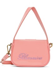 Blumarine Pink Mini Rhinestone Bag