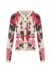 BLUMARINE  ROSES CARDIGAN