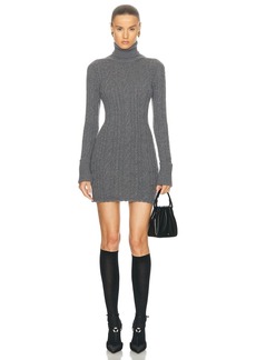 Blumarine Turtleneck Sweater Dress