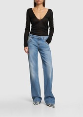 Blumarine Denim Straight Jeans