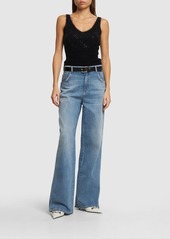 Blumarine Denim Wide Jeans