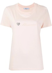 Blumarine embellished heart T-shirt