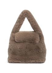 Blumarine Faux Fur Top Handle Bag
