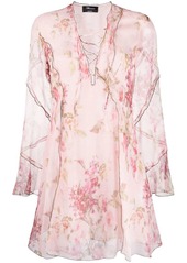 Blumarine floral-print silk-chiffon dress