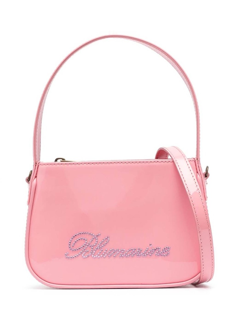 Blumarine logo-detail leather mini bag