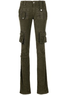 Blumarine low-rise skinny cargo trousers