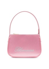 Blumarine rhinestone embellished satin mini bag
