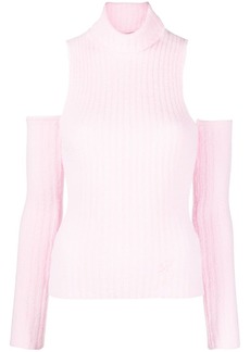 Blumarine ribbed-knit top