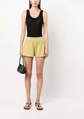 Blumarine ribbed-knit wool tank top