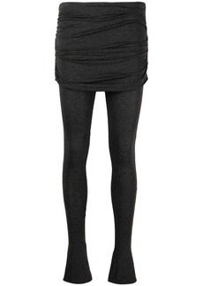 Blumarine skirt-overlay skinny trousers