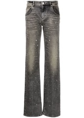 Blumarine stud-embellished straight-leg jeans