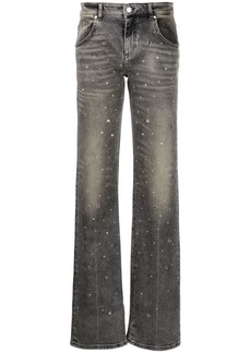 Blumarine stud-embellished straight-leg jeans