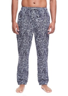 Boardies Forest Faces Drawstring Pants in Black White at Nordstrom