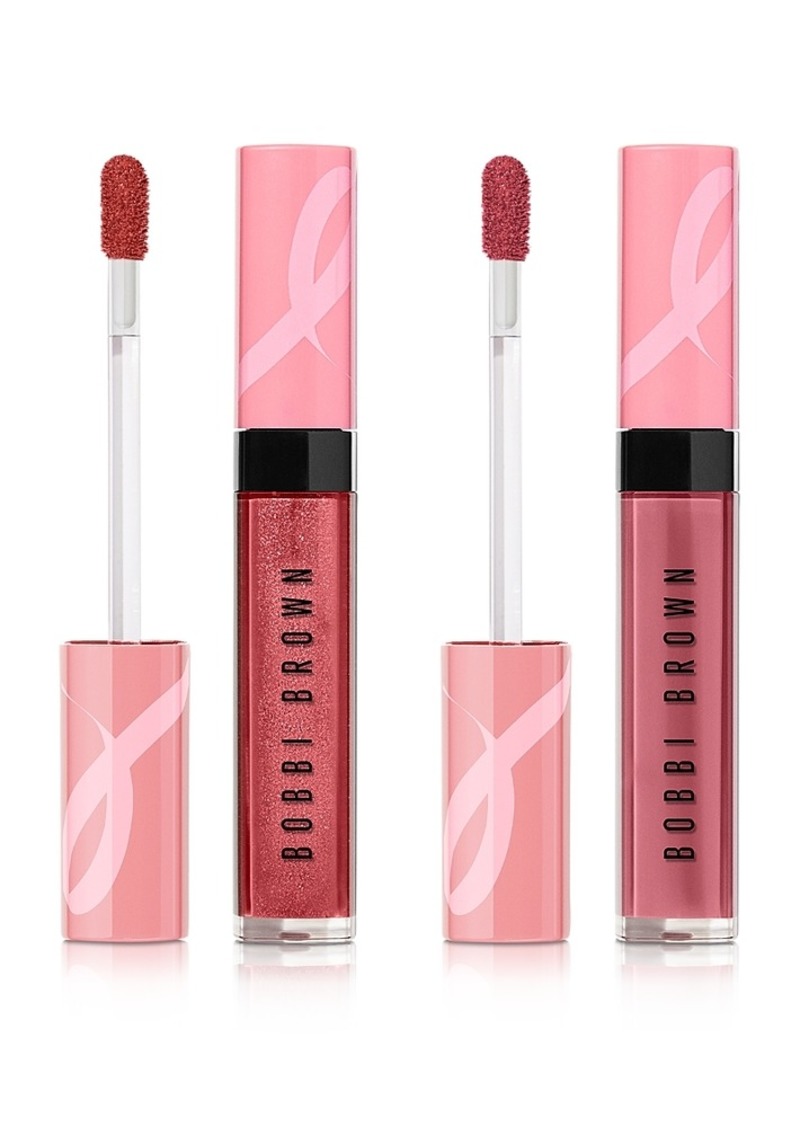 Bobbi Brown Proud To Be Pink Crushed Oil Infused Lip Gloss Duo ($66 value)