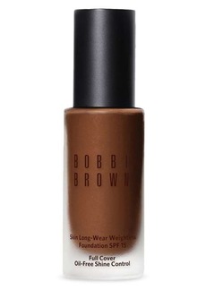 Bobbi Brown Skin Long Wear Weightless Foundation SPF 15 In N-090 Neutral Walnut