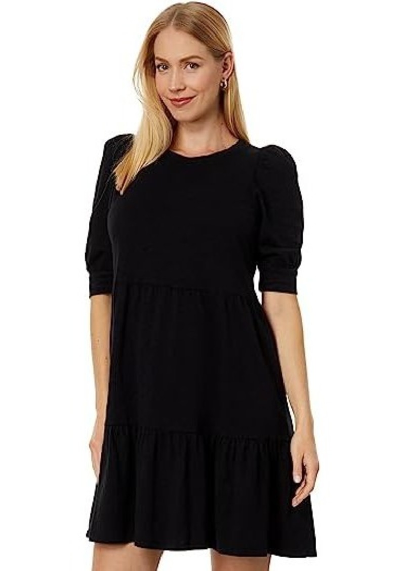 Bobi 3/4 Sleeve Tiered Dress