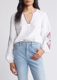 Boden Bonnie Floral Embroidered Top