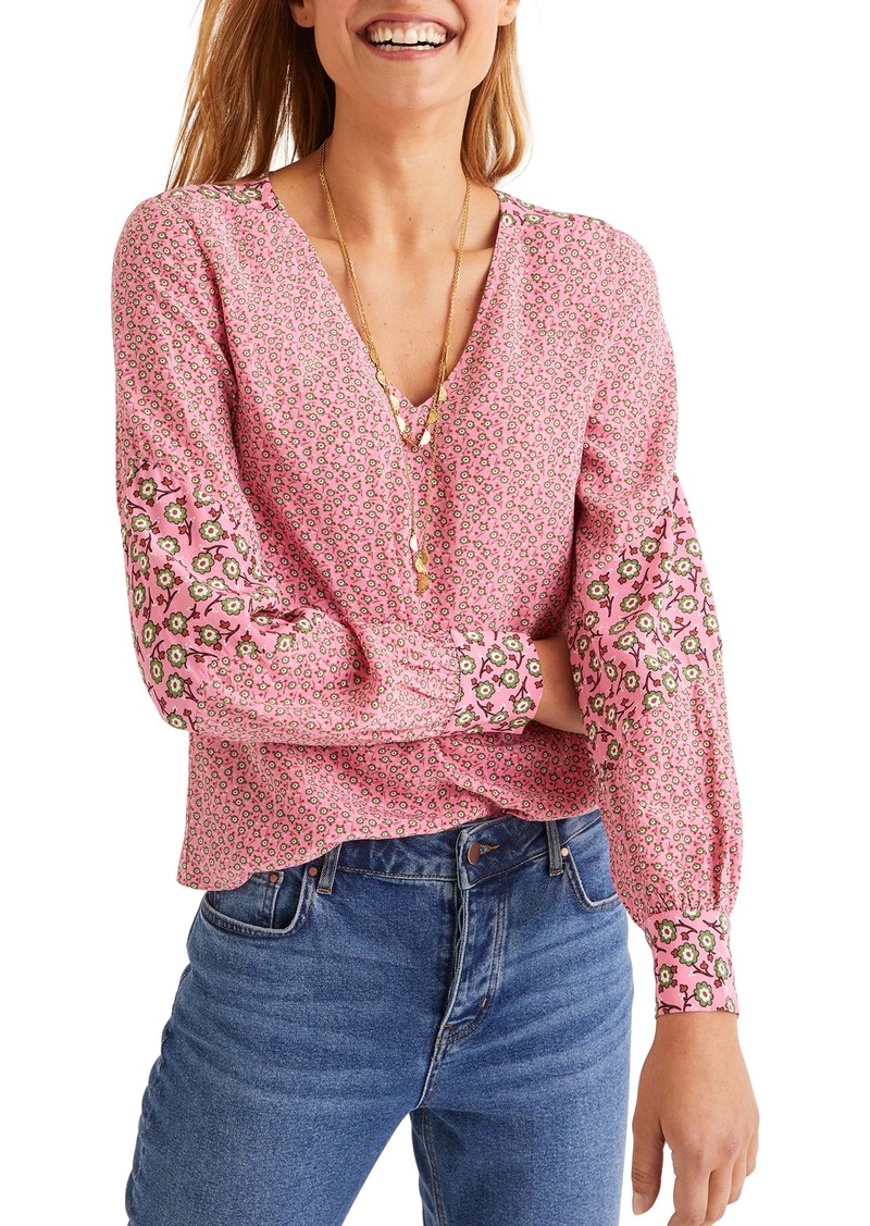 boden ditsy floral top