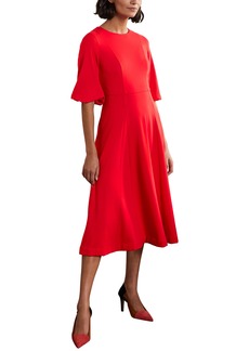 Boden Fit & Flare Midi Dress in Red at Nordstrom