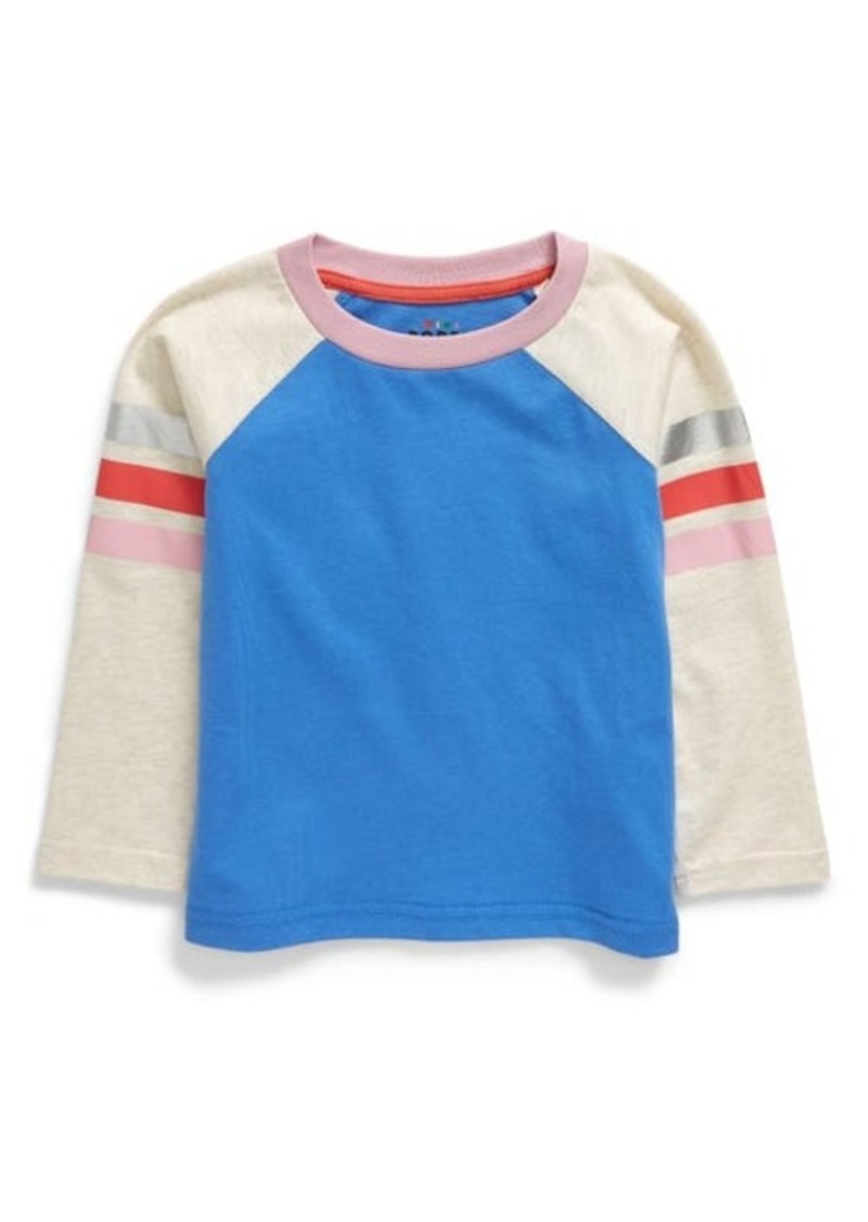 Boden Kids' Colorblock Long Sleeve Cotton T-Shirt