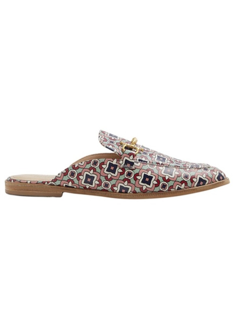 Boden Snaffle Detail Backless Leather Loafer