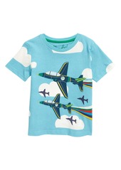 Mini Boden Kids' Plane Appliqué T-Shirt (Toddler, Little Boy & Big Boy)